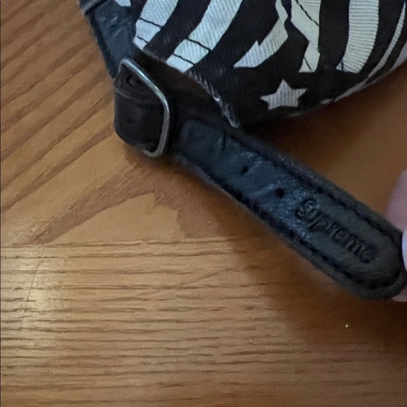 Supreme Hat Supreme Washed Chino Twill Camp Cap (SS20 stars stripes black white - Picture 6 of 10
